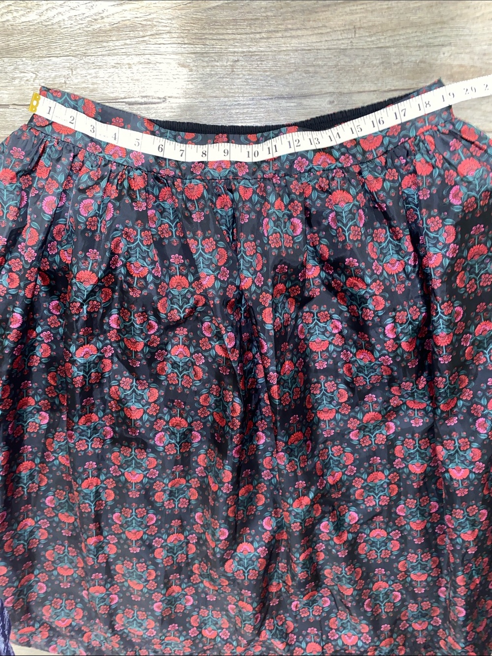 ON 34TH Black Floral Print Maxi Skirt Size XXL - Picture 7 of 8